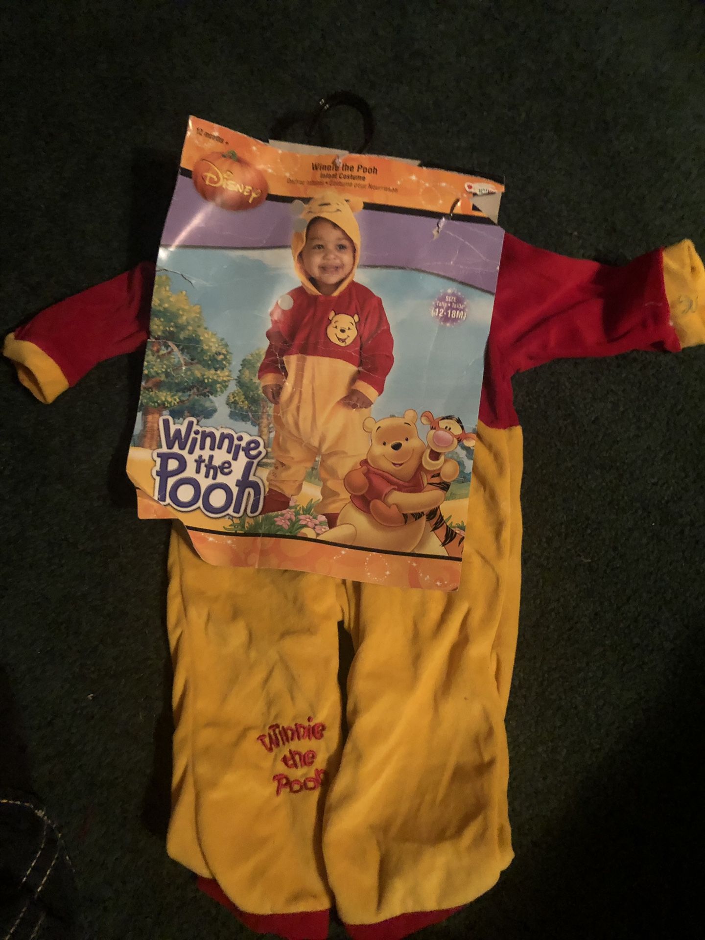 Baby Halloween Winnie the Pooh costume for 12 months