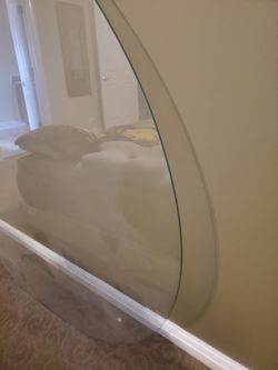 Round Glass top
