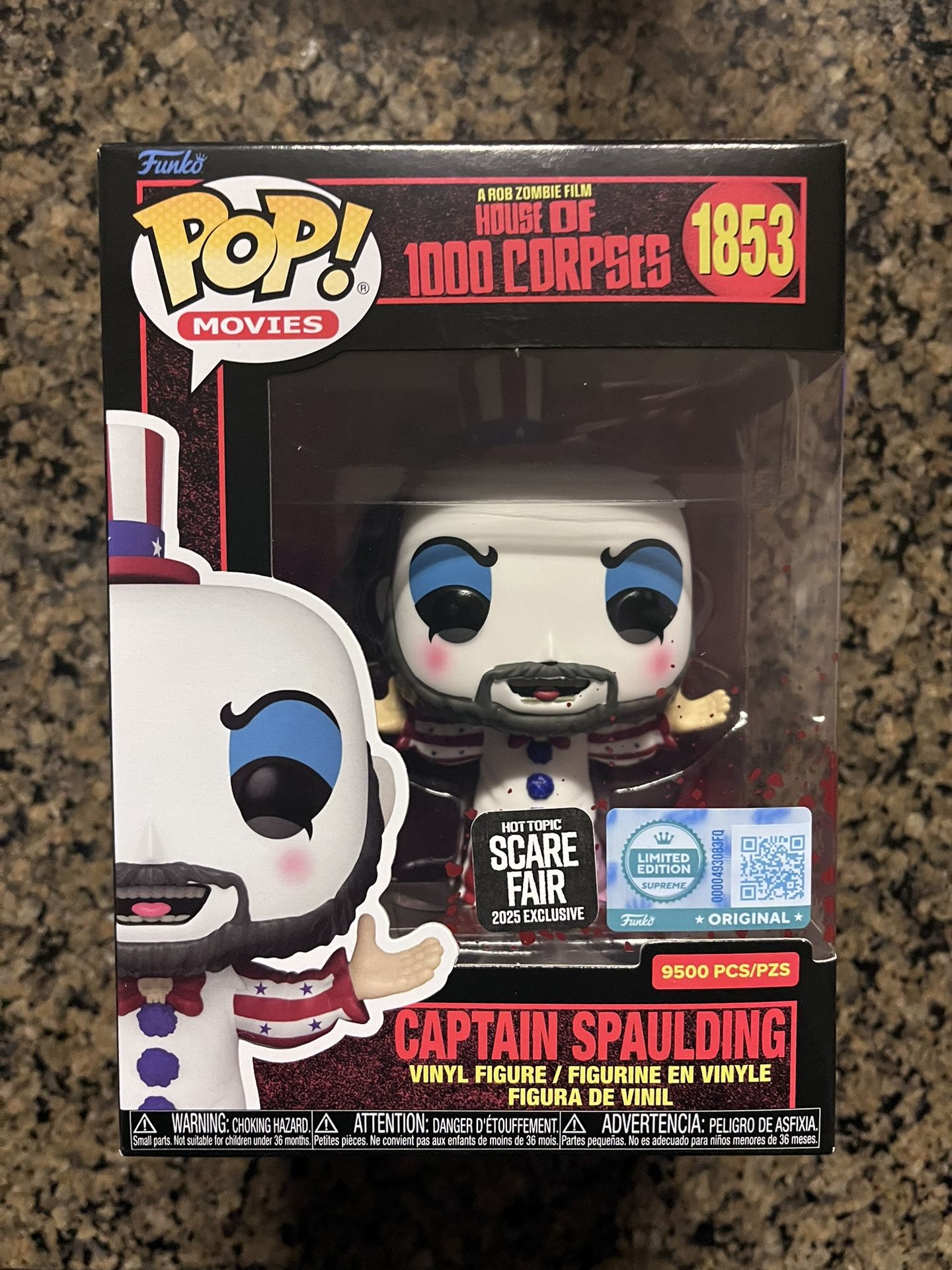 Captain Spaulding Hot Topic Scare Fair Funko