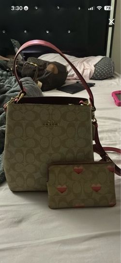Pink Mk With Wallet