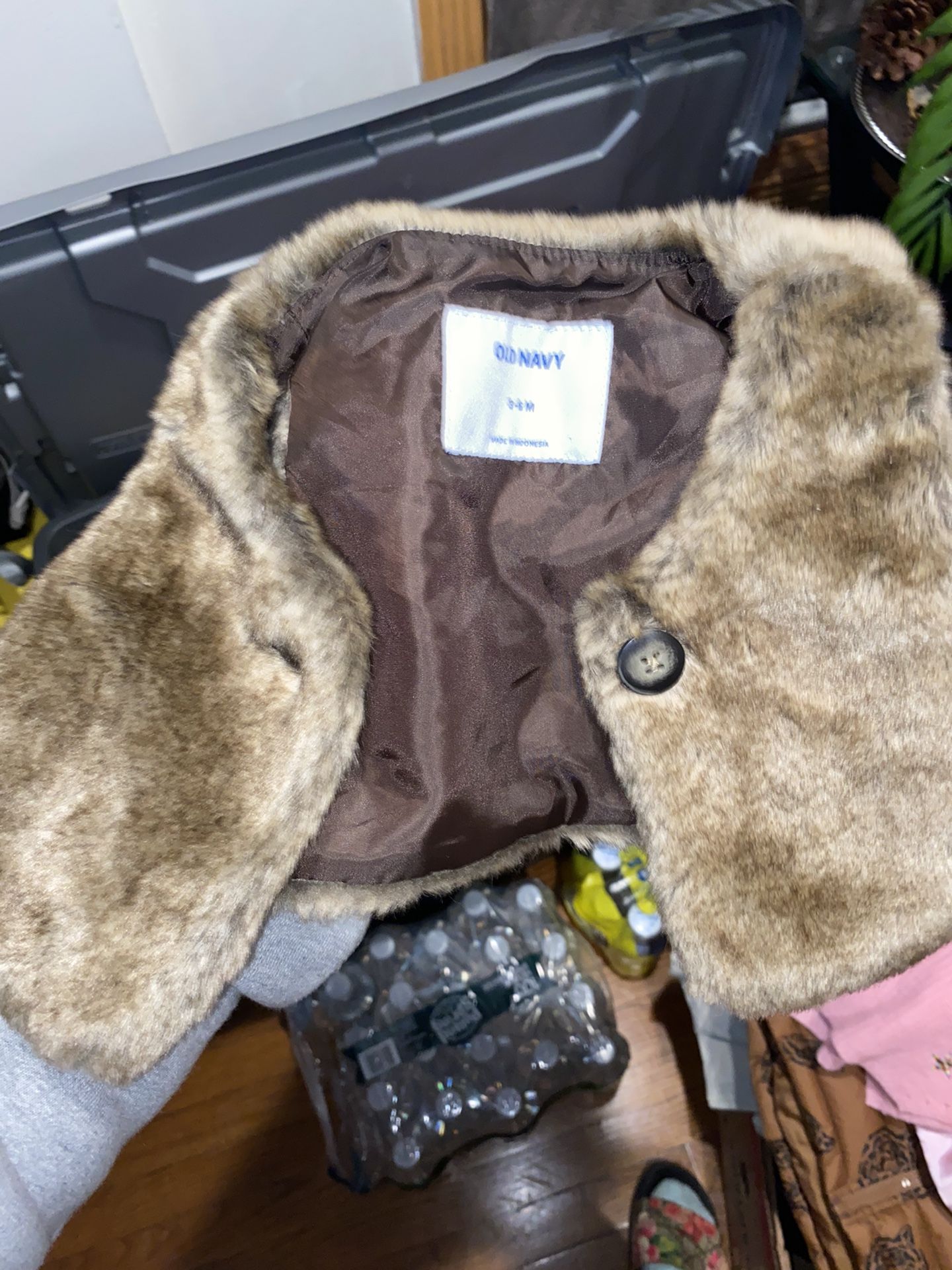 baby fur vest