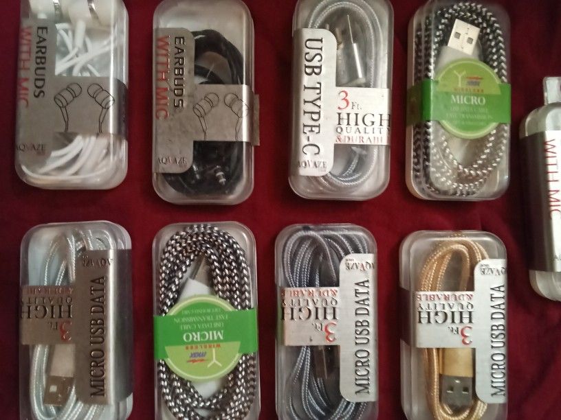 Android Data Cords And Earbuds
