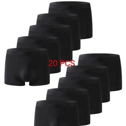 20 pairs of Men's breathable boxer briefs.