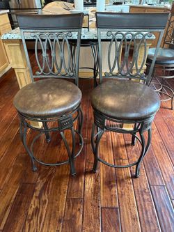 Bronze 24” swivel Barstools