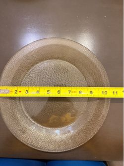Textured Villeroy & Boch Verona Glass Dinner Plate!