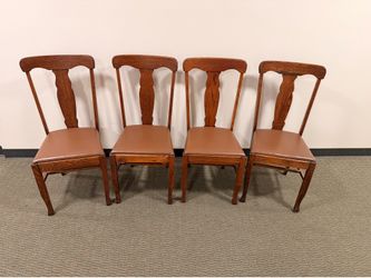 Handmade Oak Antique Chairs