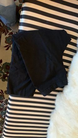 A Line black denim jeans