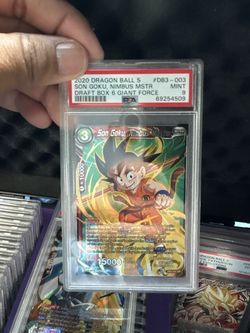 2020 DRAGON BALL S SON GOKU, NIMBUS MSTR PSA 9