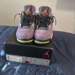 Jordan 4 Canyon Purple  Sz 10 Women=8.5 M
