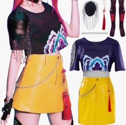 Anime KPop Demon Mira Cosplay Costume – Full Outfit 🎭🔥