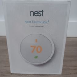 Nest Thermostat E - Smart WiFi Thermostat (New , Sealed)