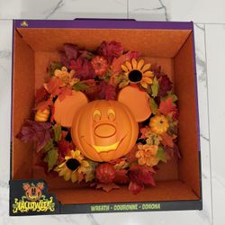 Mickey Halloween Wreath Disney 