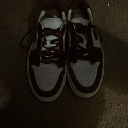 Nike Dunk Lows    Color: Burgundy And White Size:12