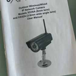 2 Outdoor Wireless/wired IP Network Camera 