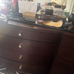 Dresser And Mirror Tall Chest