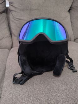 Outdoor Master Snowboard Helmet and Goggles