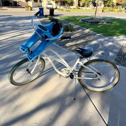 Electra Beach Cruiser Bike W/ Child Seat!