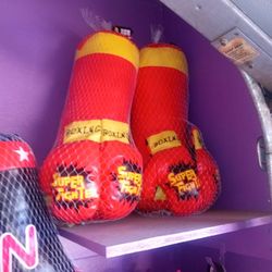 $15 Each Punching Bags With Punching Gloves Located In Palmdale California