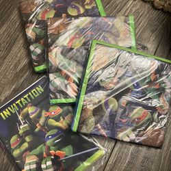 Ninja Turtle Birthday Supplies Bundle