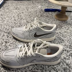 Air Jordan 1 Low Method of Make  (M 9.5, W 11) Summit White/White/Gum Medium Brown/Bright Ceramic