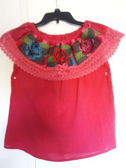 New beautiful Mexican blouse size Large