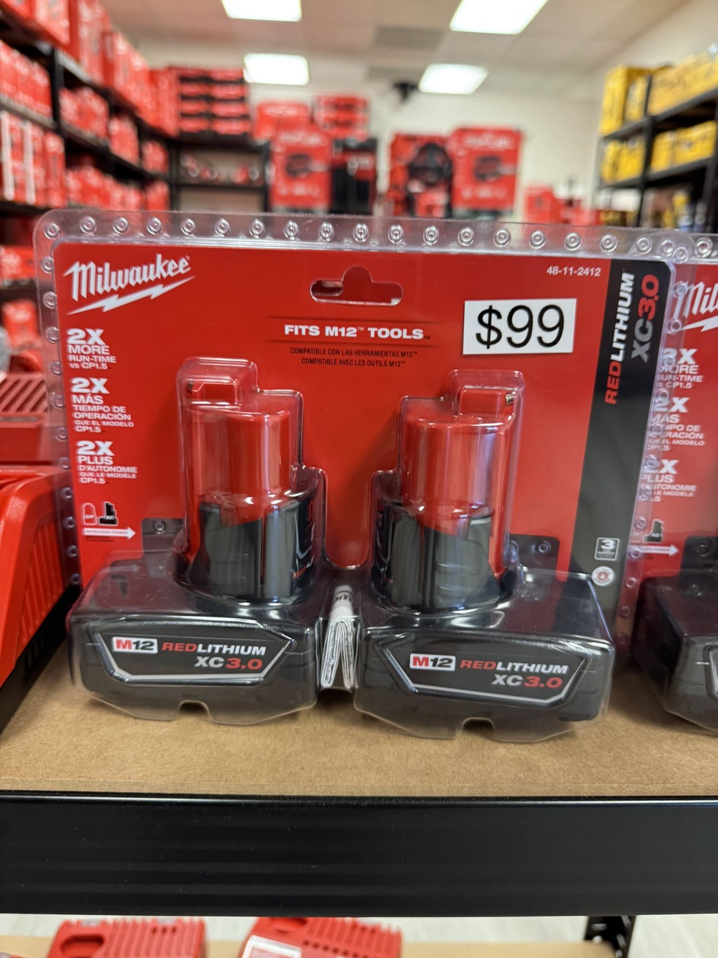 Milwaukee M12 3.0 Xc Battery Pack