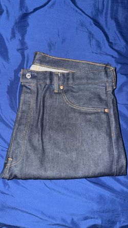 DENIM BLUE LEVIS 501s SHRINK TO FIT