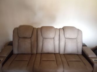 Tan / brown couches