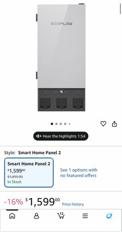 Ecoflow Smart Home Panel 2 + PowerPulse EV Charger Bundle - New Sealed