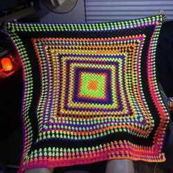 Granny Square Throw 