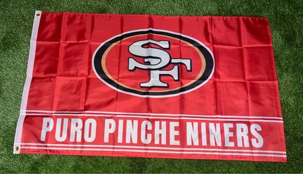 49ers flag size 5’x3’