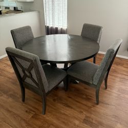 Round Hard Wood Table