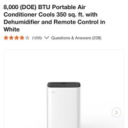 Toshiba Portable AC LIKE NEW!!