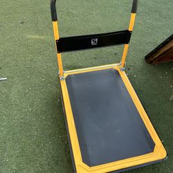 Push Dolly Cart 330 lbs Capacity Hauling Moving Foldable for Storage Warehousing