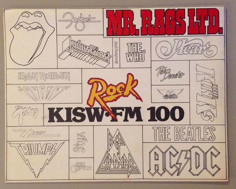 KISW ROCK FOLDER PEE CHEE by MR. RAGS
