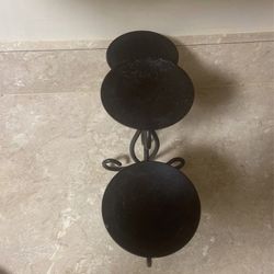 Candle Holder  Wrought Iron