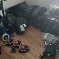 Have all different kinds of Base boxes to media players to everything you can want amps speakers all of it