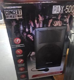Monster PA  Bluetooth speaker with stand/mic