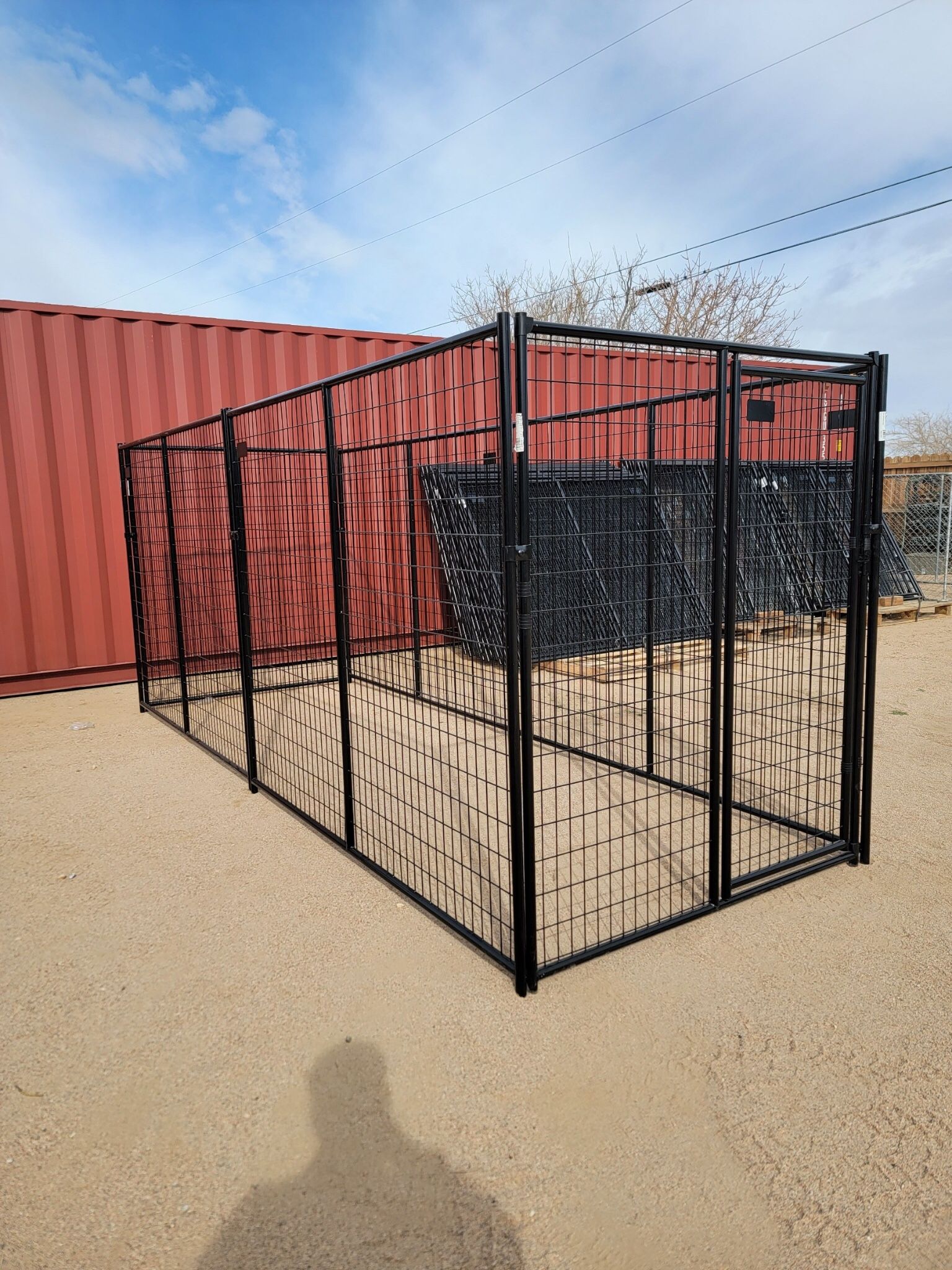 14x5x6 Extra Large Outdoor Welded Wire Dog Kennel Playpen 1 3/8 Pole 8 Gauge Mesh for Sale in