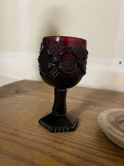 Ruby red goblets