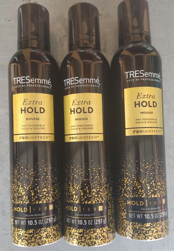 Tresemmé Extra Hold Mousse 10.5 Oz ($12) all 3