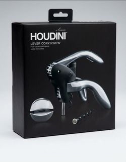 Houdini Lever Premium Corkscrew Set  by Rabbit