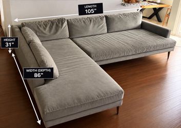 West elm couch