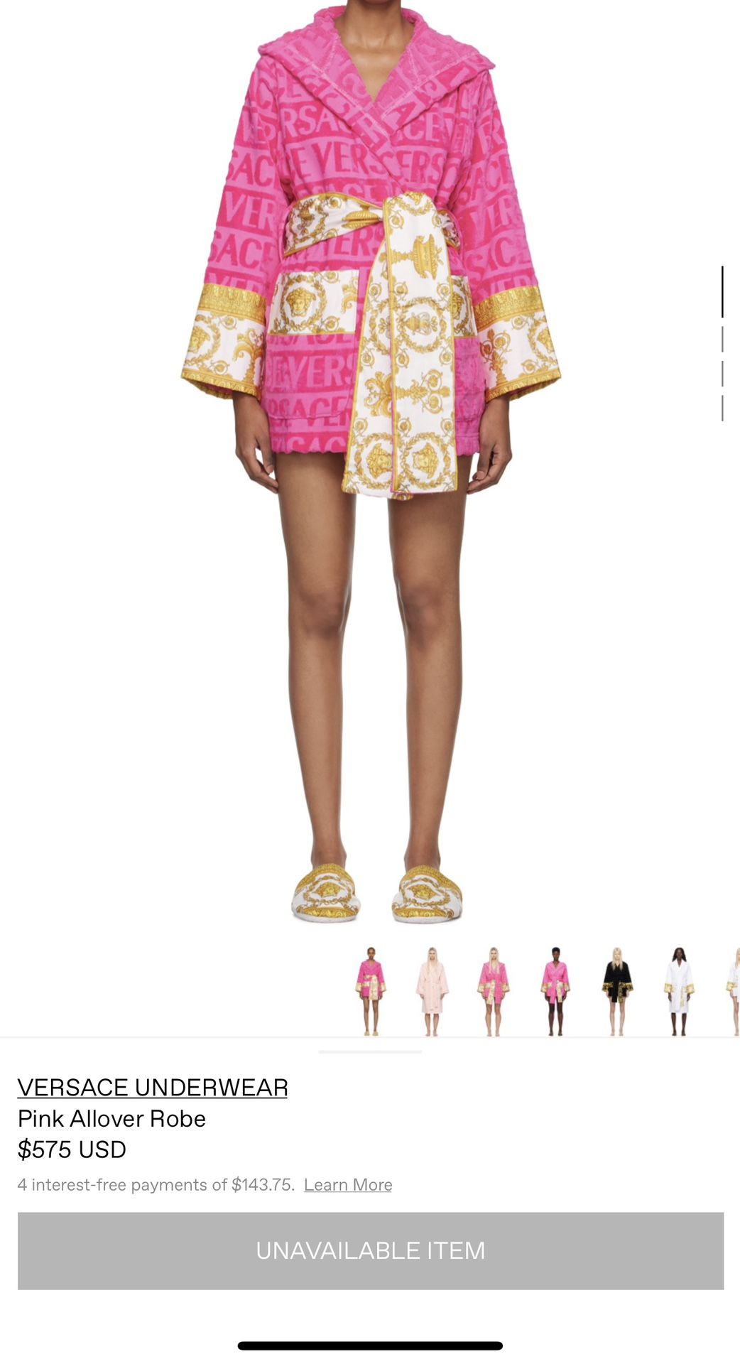 Versace Robe