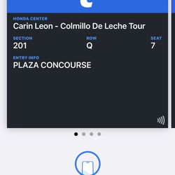 Carin Leon Honda Center, Anaheim, CA Thu, Sep 7, 2023 @ 8:00PM