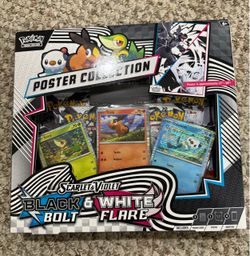 Pokémon Scarlet & Violet Black Bolt & White Flare Poster Collection