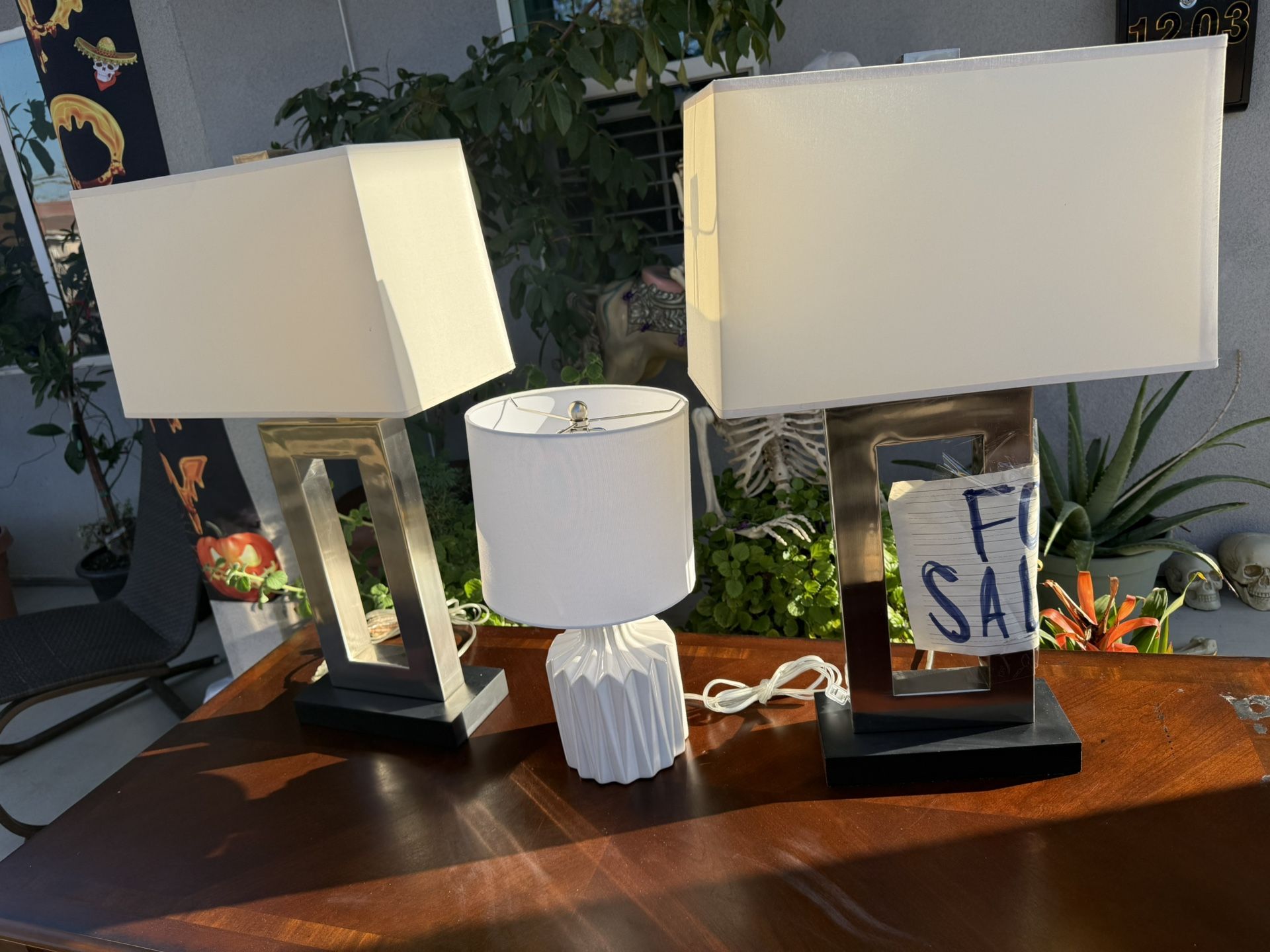 Lamps.