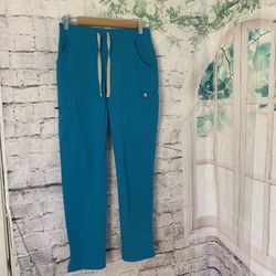 FIGS Technical Collection Women's Size Large XXS Green Blue Scrub Pants Nurse