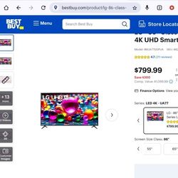 Used But New LG TV 80 Inch 