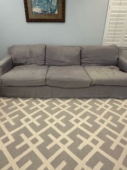 Cisco Slip Covered Down Sofa
